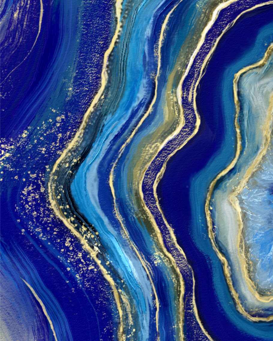 Sparkling Blues and Teal